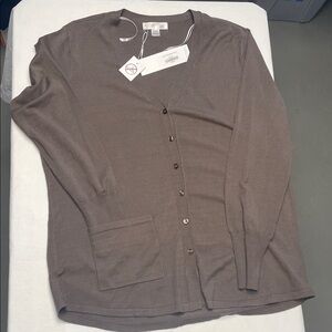 Renuar Pecan Knit Cardigan